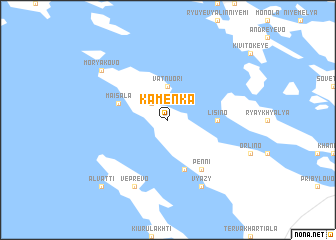 map of Kamenka