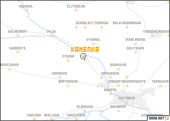 map of Kamenka