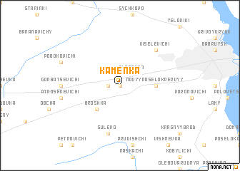 map of Kamenka