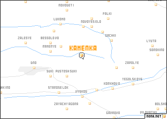 map of Kamenka