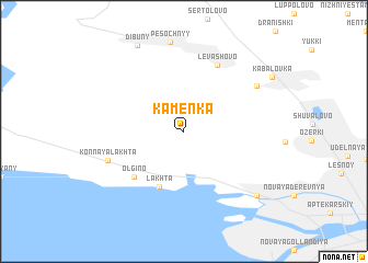 map of Kamenka