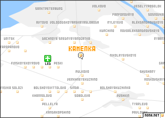 map of Kamenka