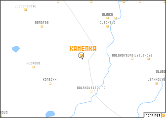 map of Kamenka