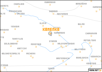 map of Kamenka