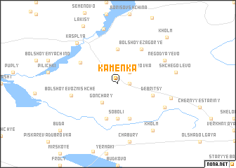 map of Kamenka