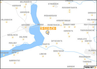 map of Kamenka