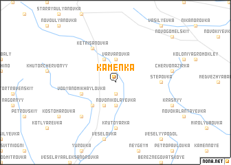 map of Kamenka