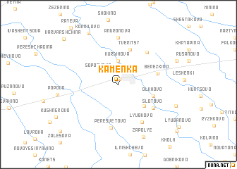 map of Kamenka