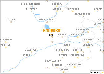 map of Kamenka