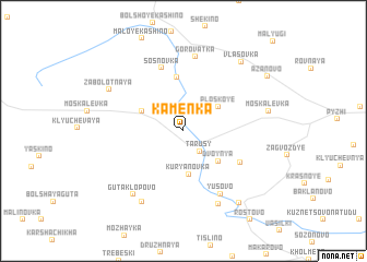 map of Kamenka