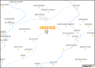 map of Kamenka