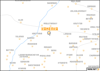 map of Kamenka