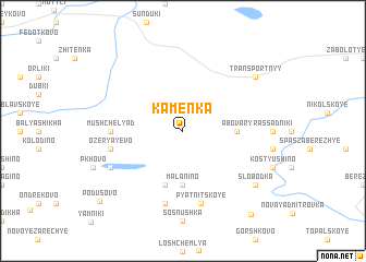 map of Kamenka