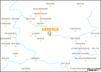 map of Kamenka