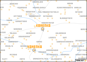 map of Kamenka