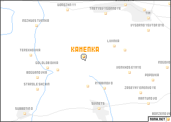 map of Kamenka