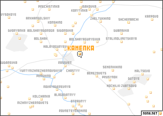 map of Kamenka