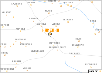 map of Kamenka