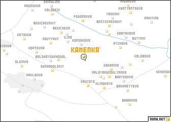 map of Kamenka