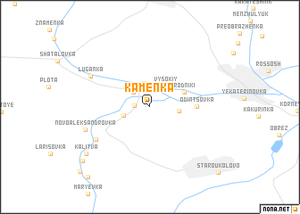 map of Kamenka