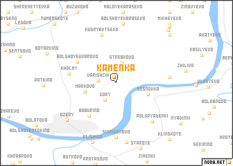 map of Kamenka