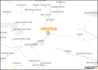 map of Kamenka