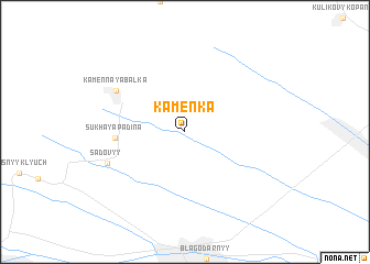 map of Kamenka