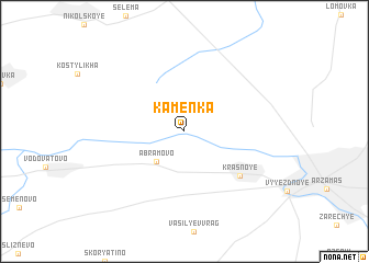 map of Kamenka