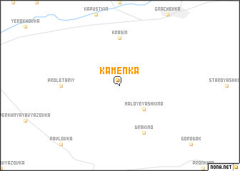 map of Kamenka