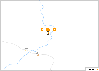 map of Kamenka