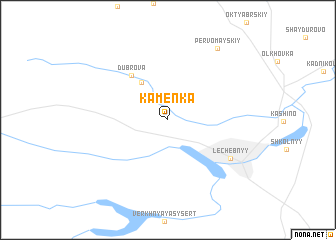 map of Kamenka