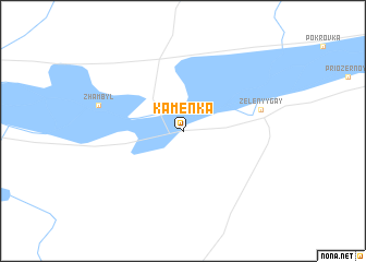map of Kamenka