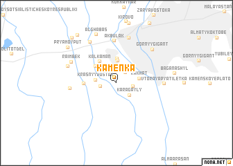 map of Kamenka