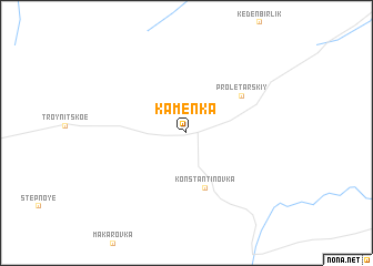 map of Kamenka