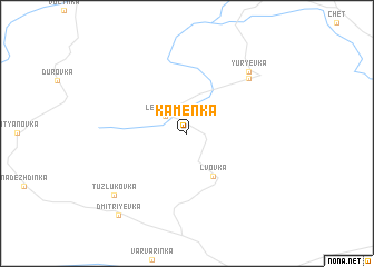 map of Kamenka