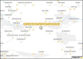 map of Kamenki-Dranishnikovo