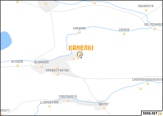 map of Kamenki