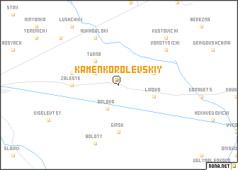 map of Kamenʼ-Korolëvskiy