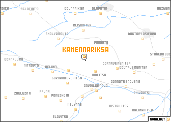 map of Kamenna Riksa