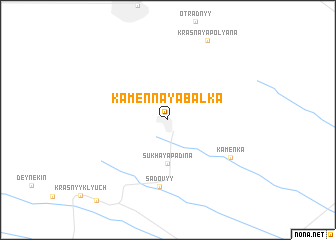 map of Kamennaya Balka