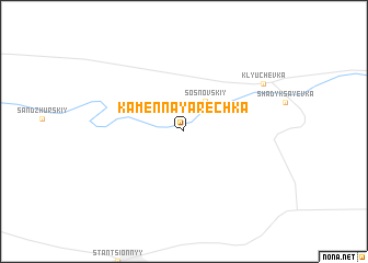 map of Kamennaya Rechka