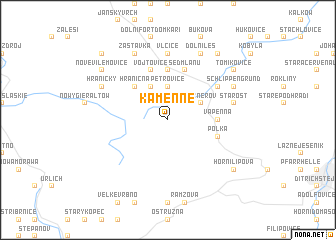 map of Kamenné