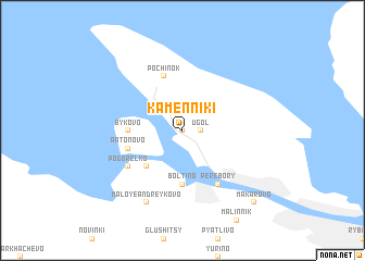 map of Kamenniki