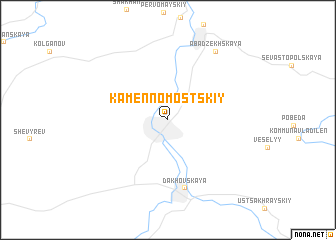 map of Kamennomostskiy