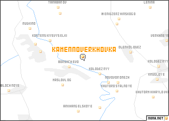 map of Kamenno-Verkhovka