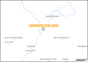 map of Kamennoye Plëso