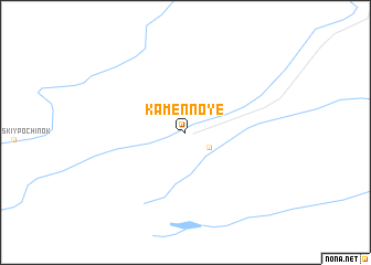 map of Kamennoye