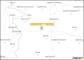 map of Kamennyy Brod