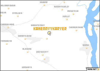map of Kamennyy Kar\