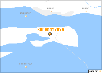 map of Kamennyy Mys